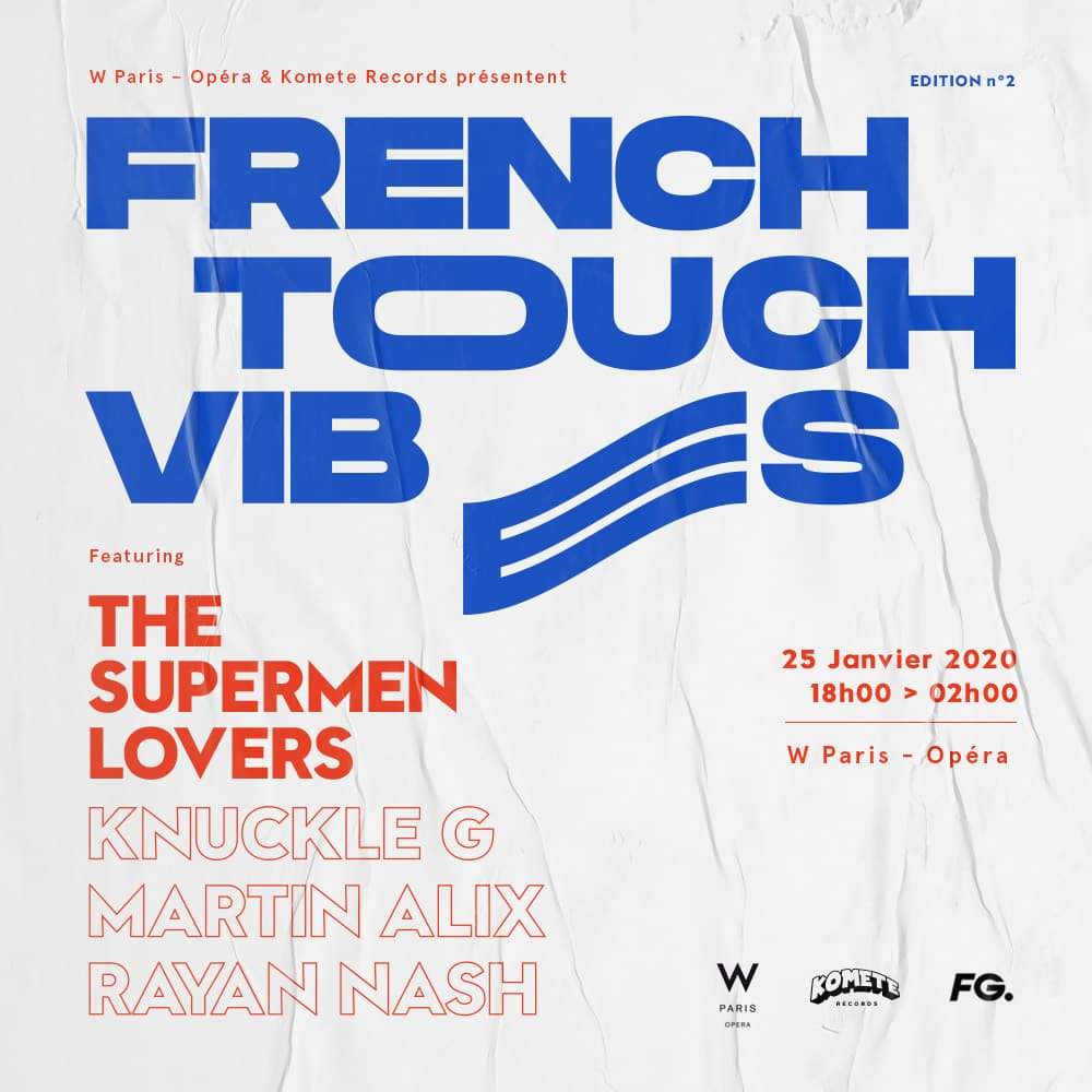 French Touch Vibes #2 - The Supermen Lovers, Knuckle G, Martin Alix & Rayan Nash - Página frontal