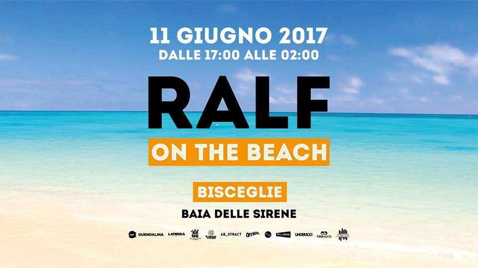 Ralf on the Beach - フライヤー表