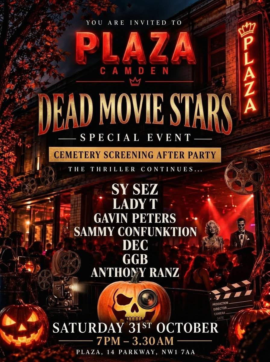 DEAD MOVIE STARS Immersive Halloween party in the Haunted Cinema at ...