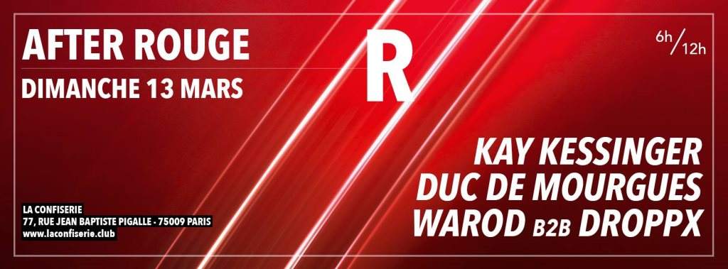 Special After Rouge with Kay Kessinger, Duc de Mourgues, Warod B2B ...