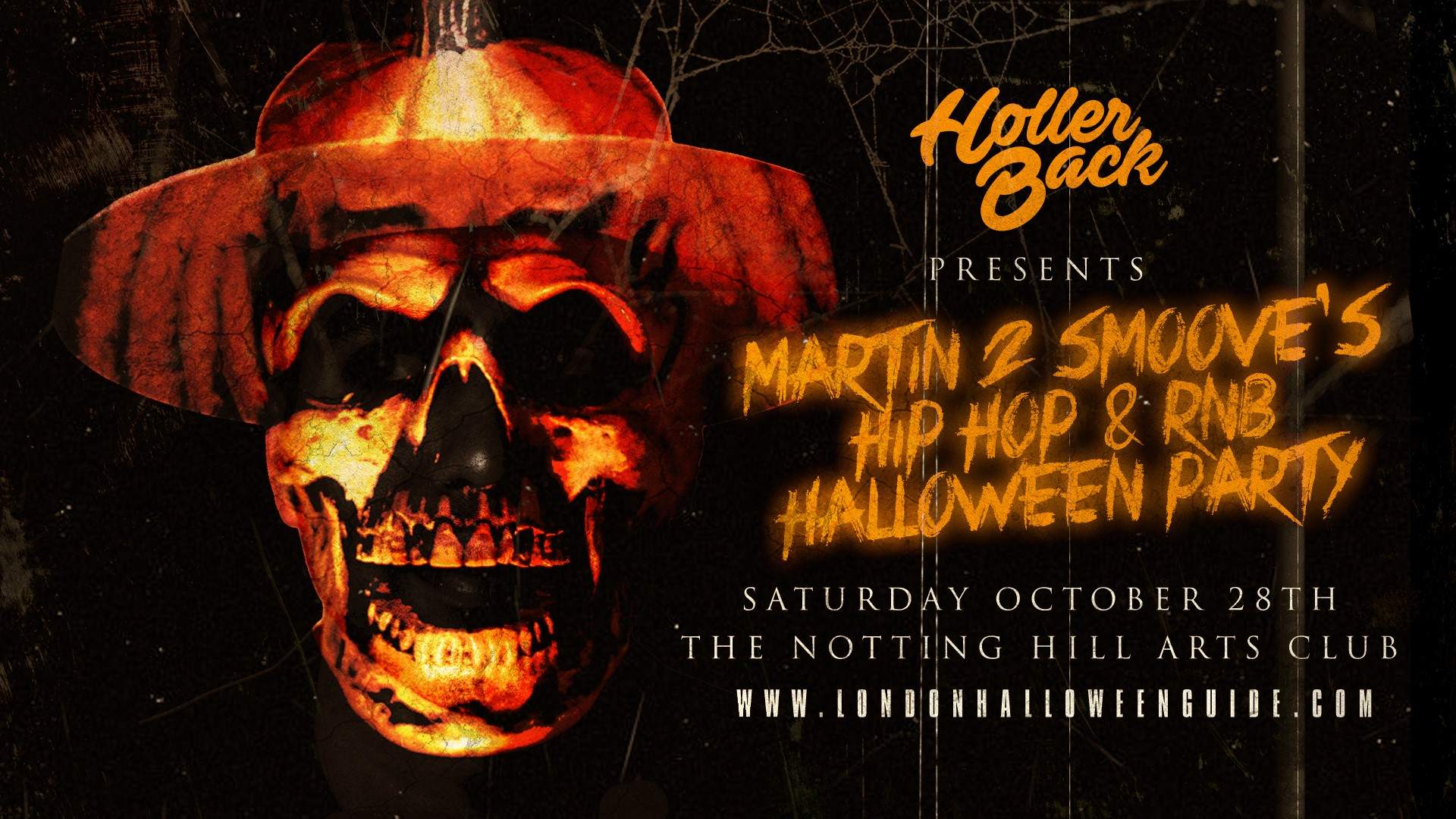 Martin 2 Smoove's Hip Hop & RNB Halloween Party - Página frontal