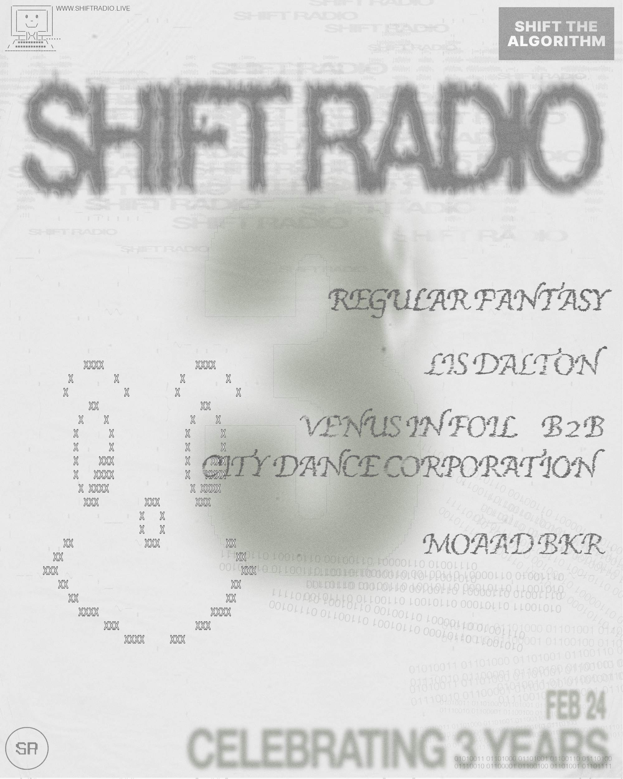 Shift Radio / 3-Year Anniversary Day Party - Página frontal