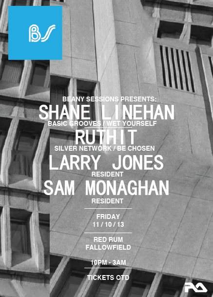 Beany Sessions with Shane Linehan, Ruthit & Residents - Página frontal