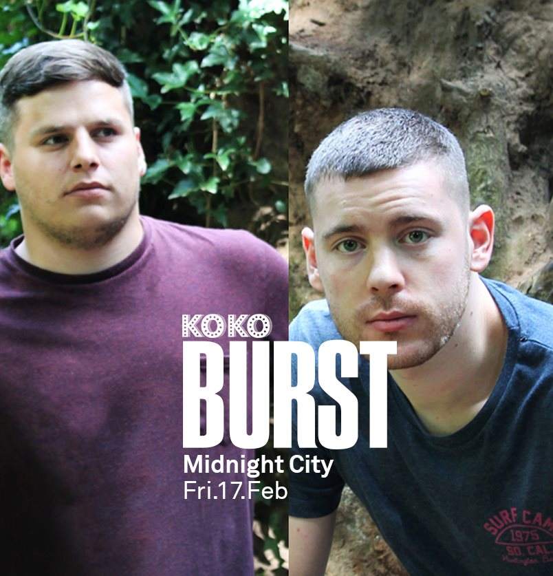 Burst - Jodie Abacus, Midnight City & Burst DJs - フライヤー裏