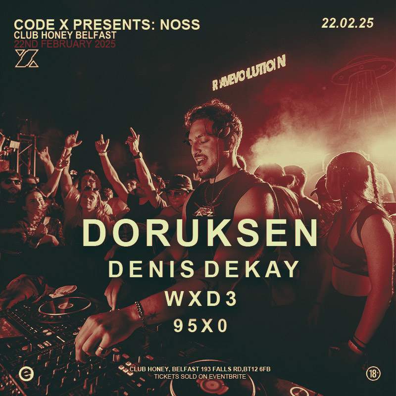 Code x presents NOSS at TBA - Belfast, Belfast