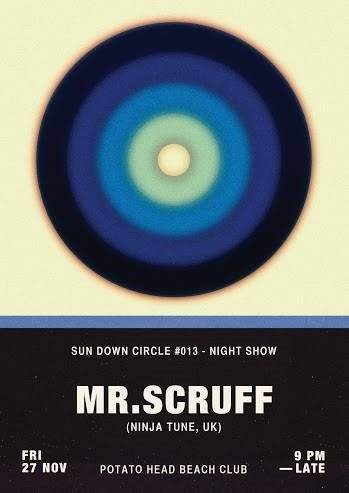 Sun Down Circle 1st Anniversary with Mr Scruff - Página frontal