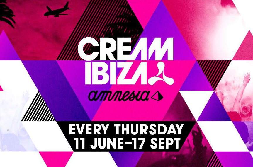 Cream Ibiza - フライヤー表