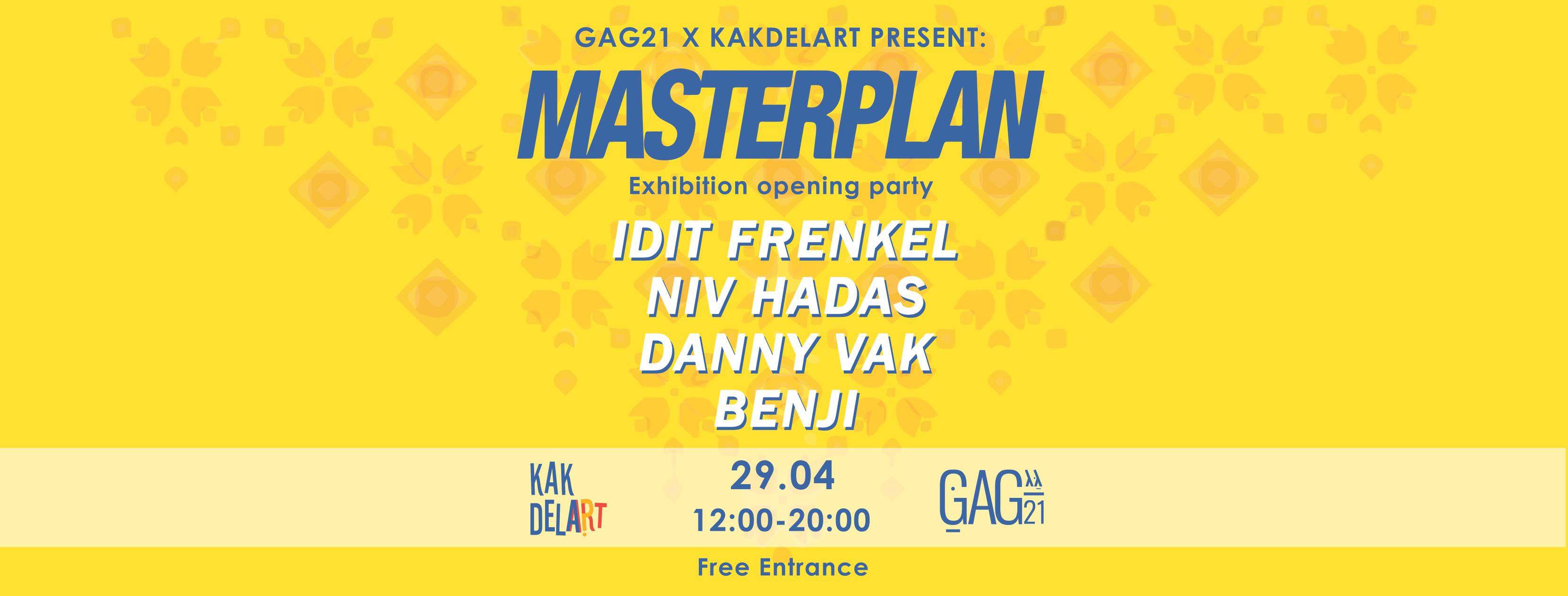 Masterplan: Idit Frenkel, Niv Hadas, Danny Vak, Benji - Página frontal