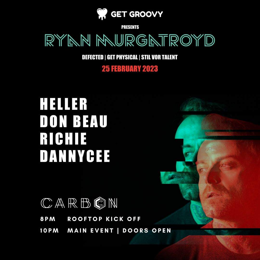 Carbon x Get Groovy with Ryan Murgatroyd - フライヤー表