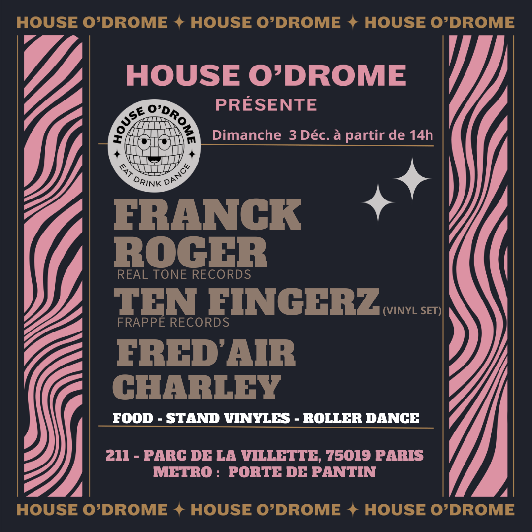 House O'Drome: Franck Roger, Ten Fingerz, Fred'Air & Charley - Página frontal