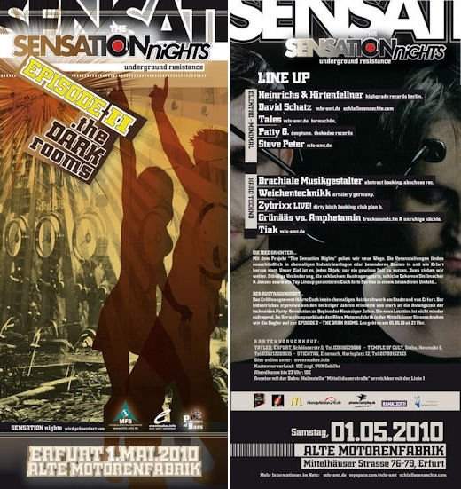 Sensation Nights 2 - Página frontal