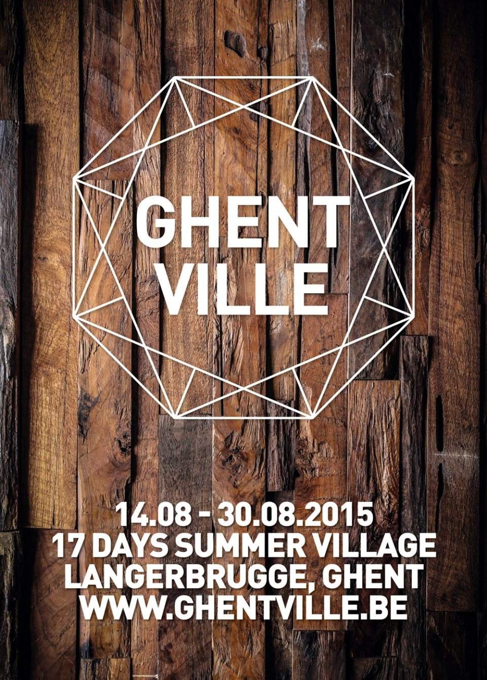 Ghentville 17 Days Summer Village  Opening Weekend - フライヤー裏