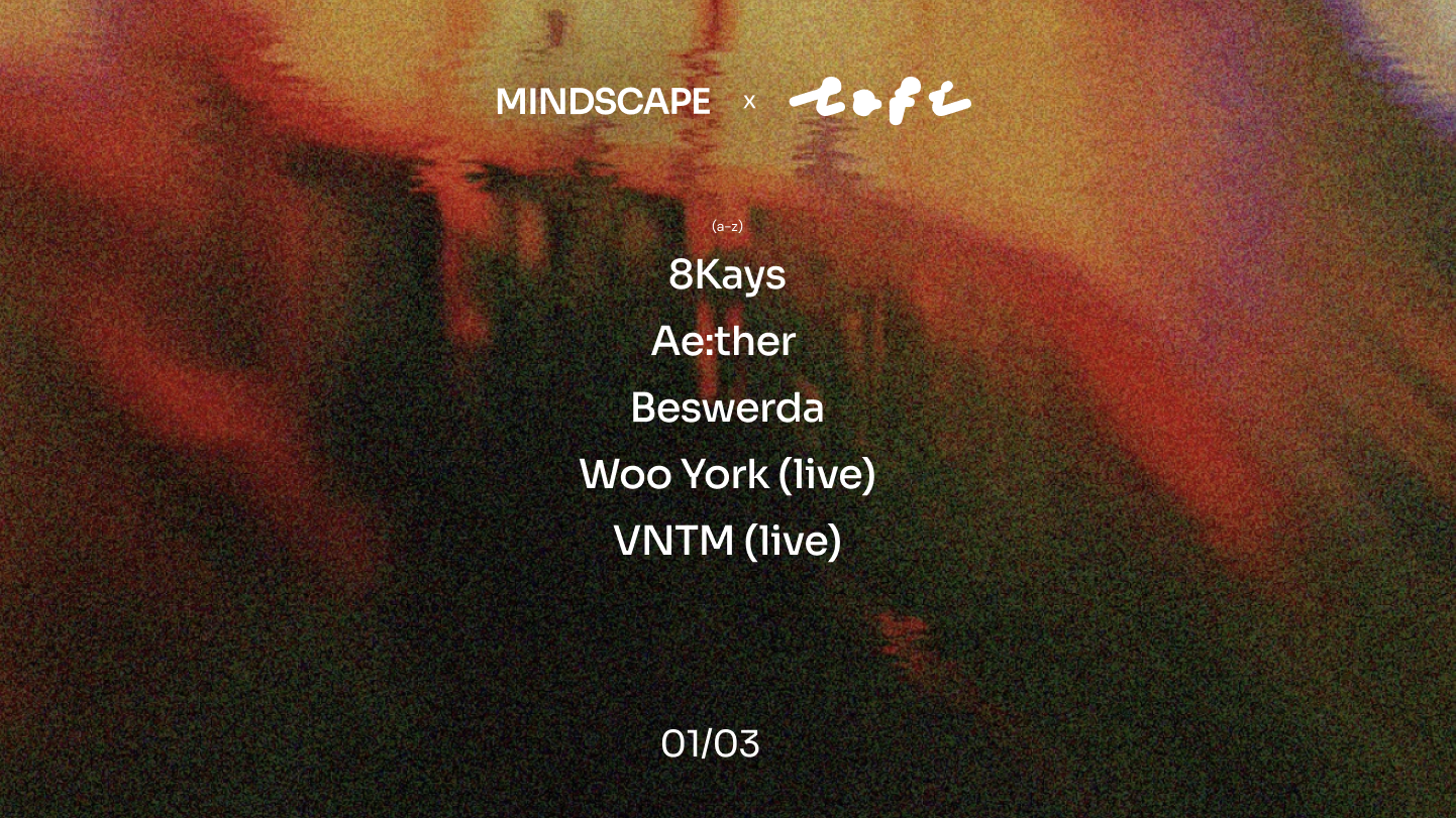 Mindscape with 8KAYS, Ae:ther, Beswerda, Woo York, VNTM - Página frontal