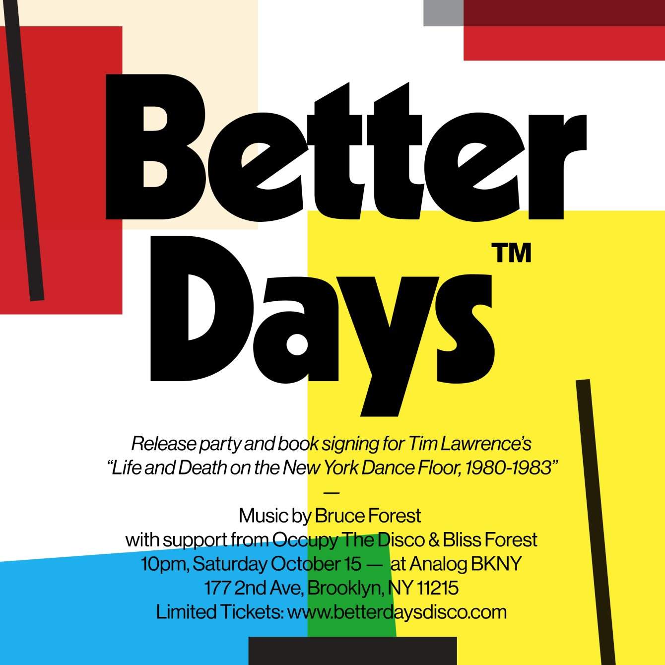 Better Days with Bruce Forest - Página frontal