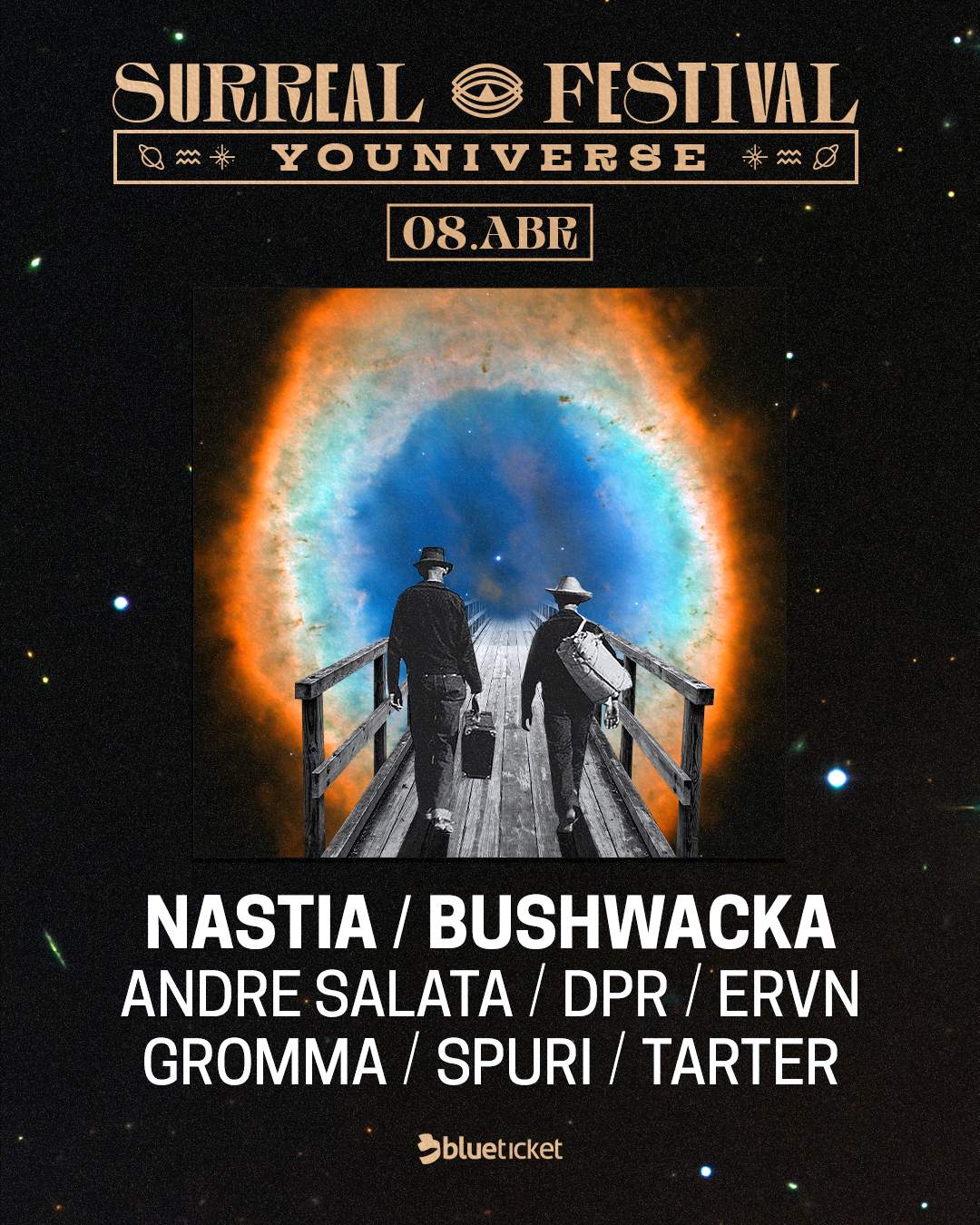 8.ABR - SURREAL FESTIVAL: YOUNIVERSE #1 - フライヤー表