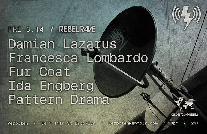 Rebel Rave: Damian Lazarus / Francesca Lombardo / Fur Coat / Ida Engberg / Pattern Drama - Página trasera