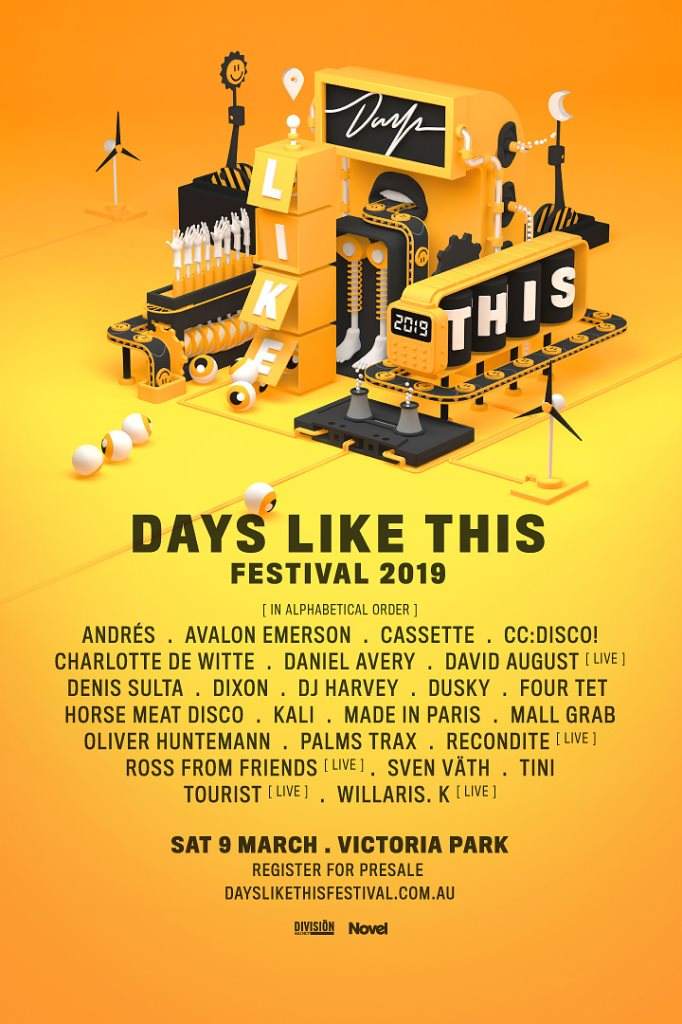 Days Like This Festival 2019 - Página frontal