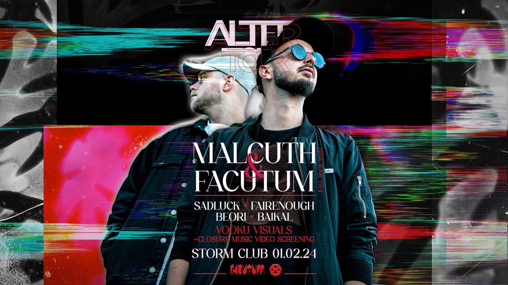 Malcuth & Facutum album release party - Página frontal