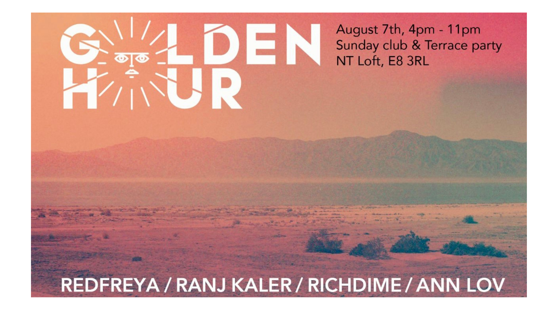 Golden Hour: Deep House and Melodic Techno up at the Loft: Day to Night party - Página frontal