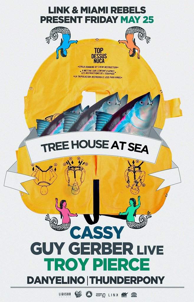 Link & Miami Rebels present Treehouse at Sea - Página trasera