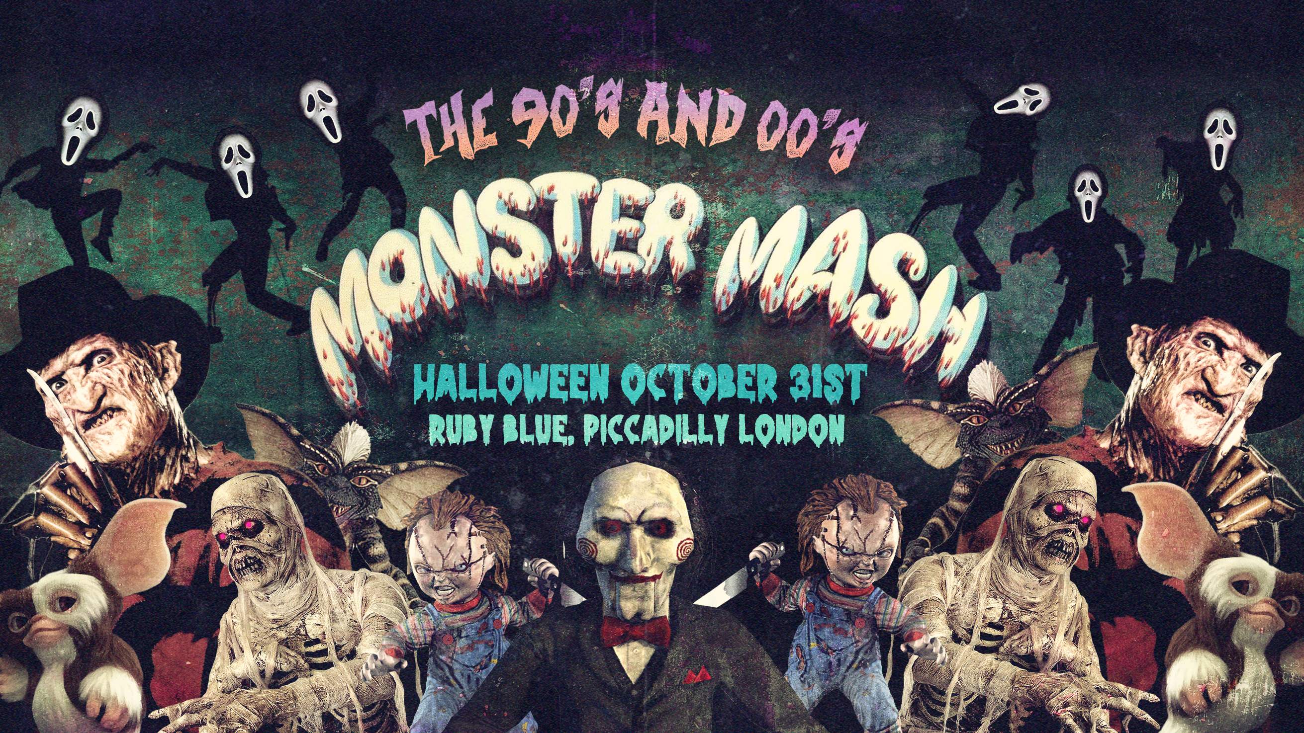 The Monster Mash - 90s & 00s Halloween Party - Página frontal