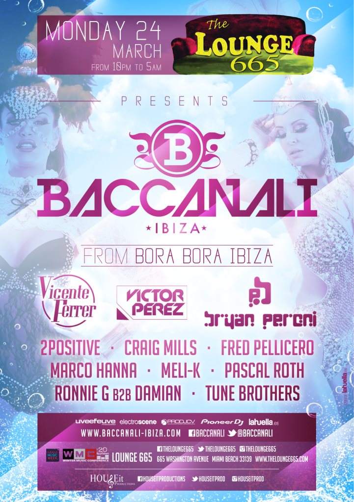 Baccanali Bora Bora Ibiza Party - Página frontal