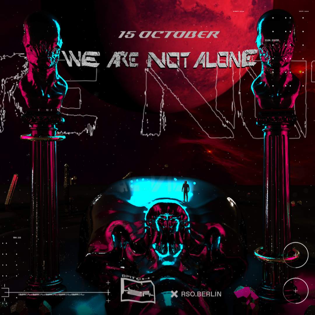 We Are Not Alone by Ellen Allien - フライヤー表