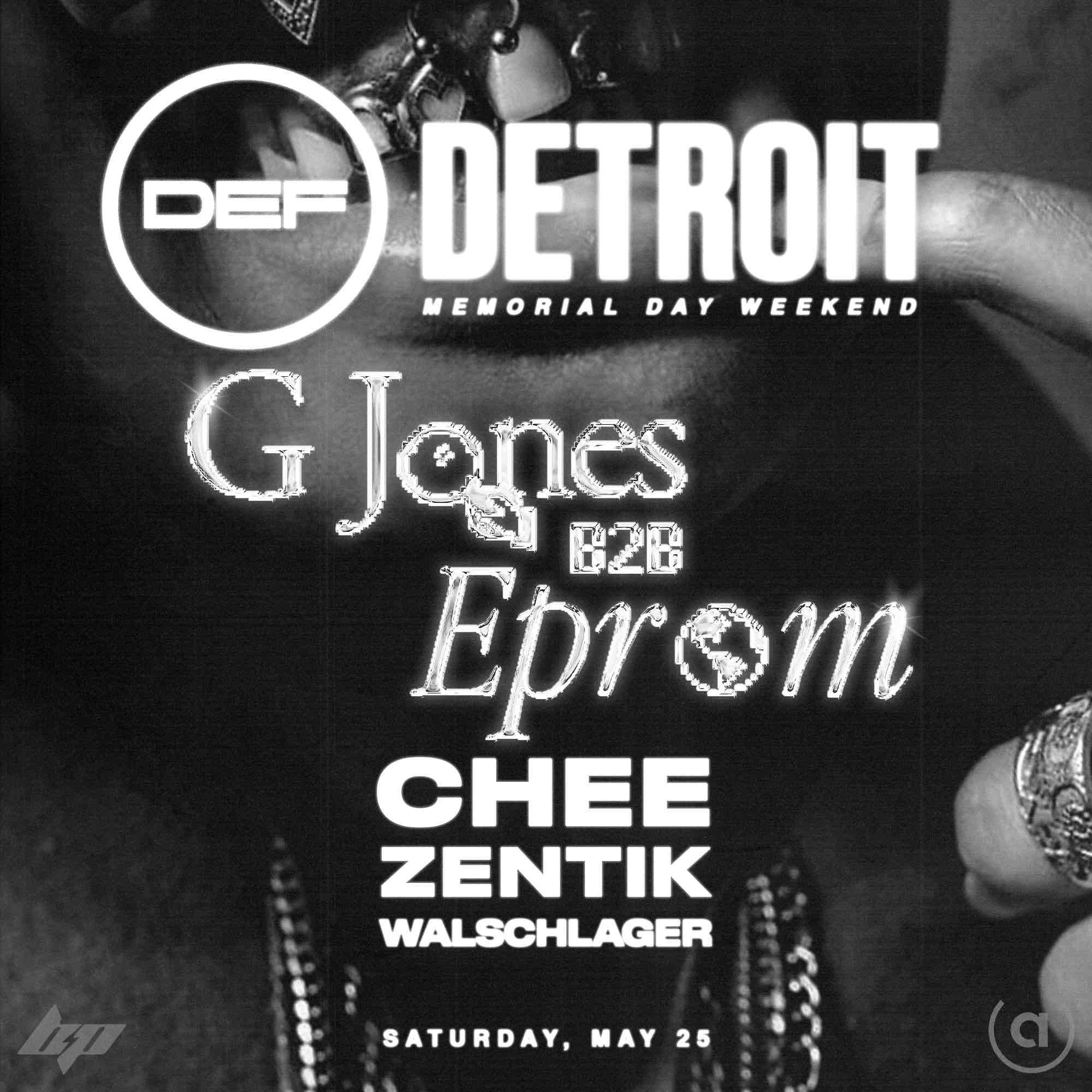 DEF Detroit: G Jones x EPROM - Página frontal