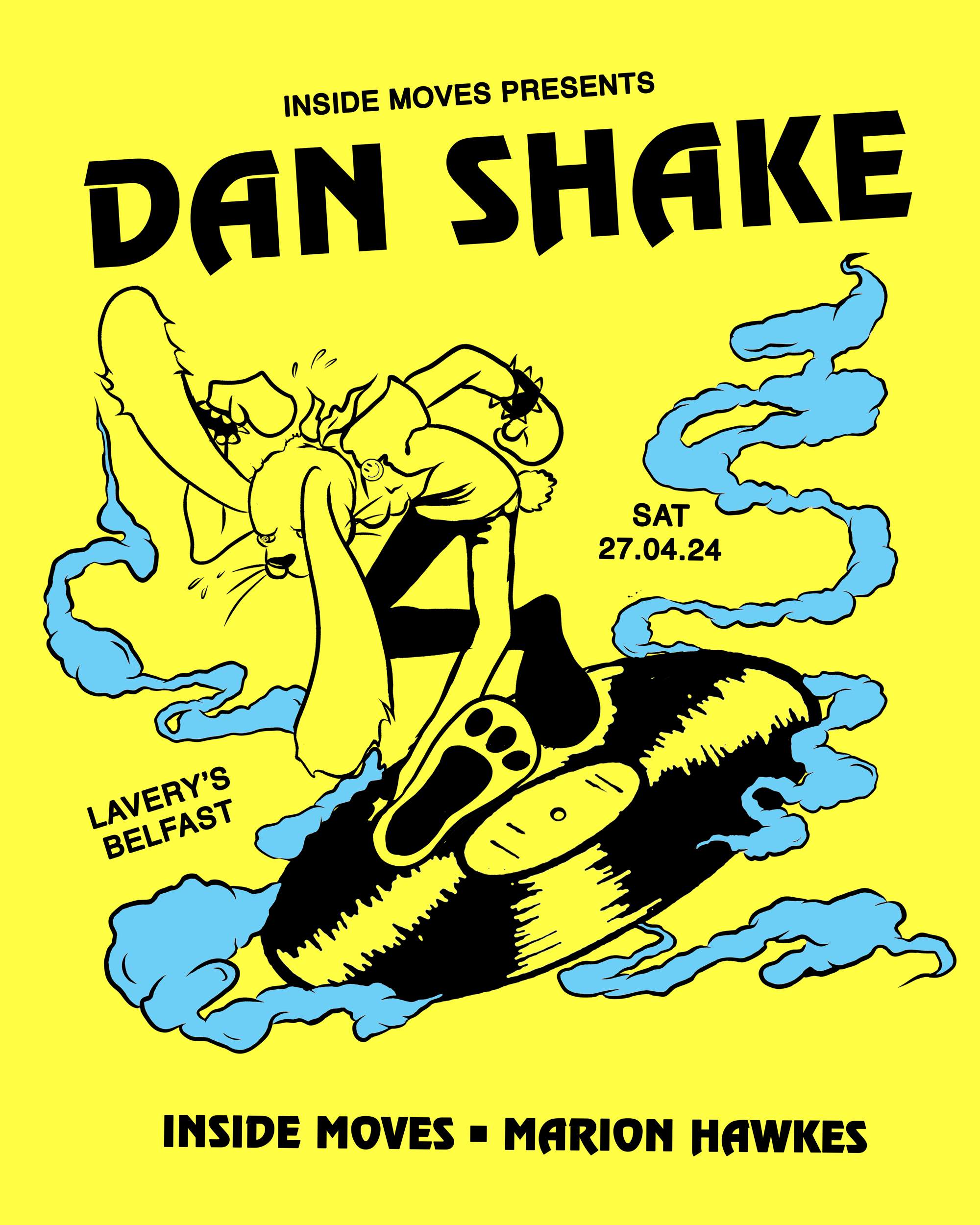 Inside Moves presents Dan Shake + Marion Hawkes - Página frontal