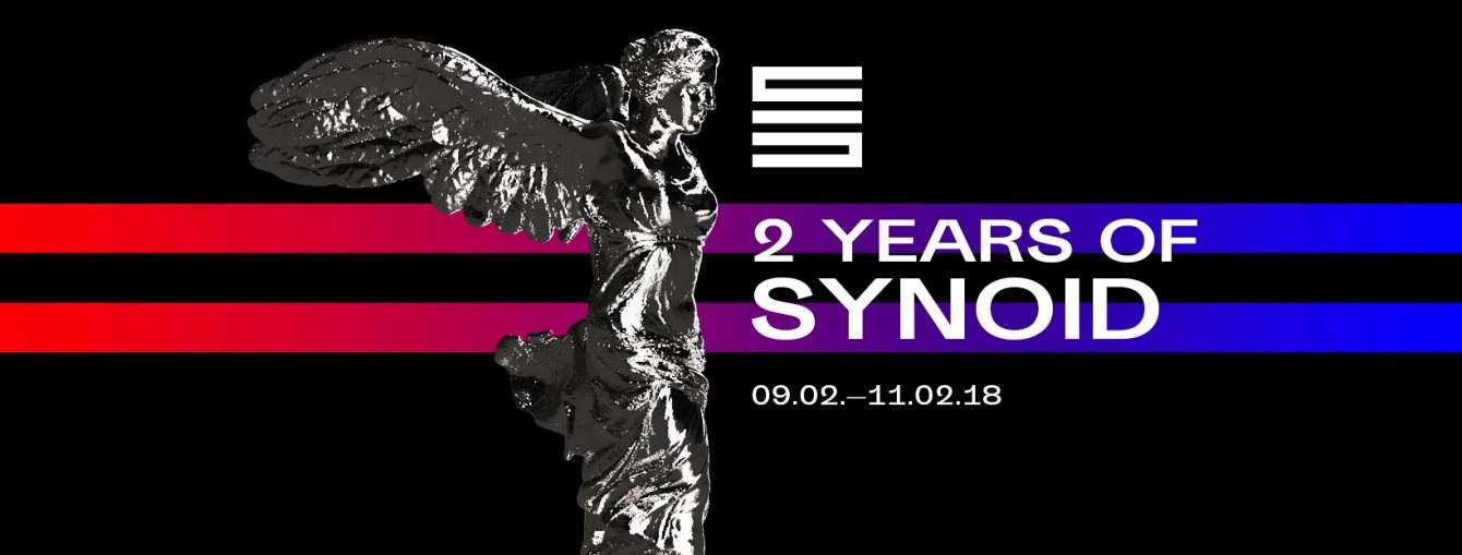2 Years of SYNOID w./ SNTS, Headless Horseman, Dustin Zahn & Subjected - フライヤー表