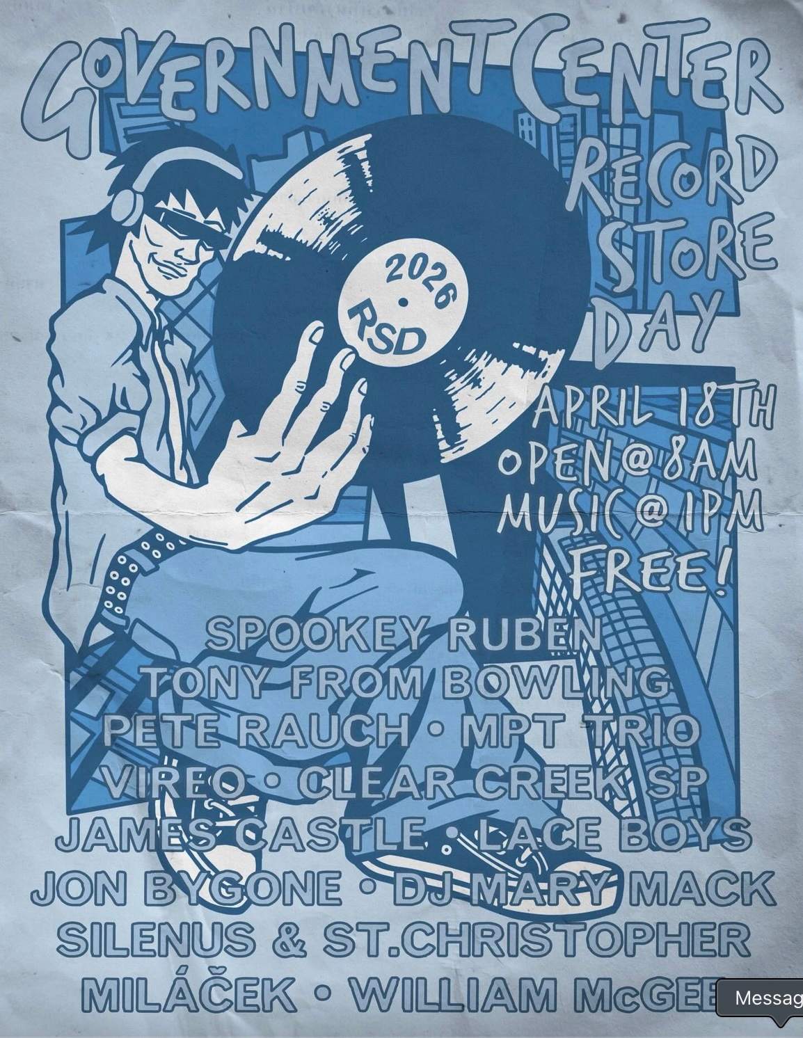 Government Center Record Store Day 2026 at The Government Center