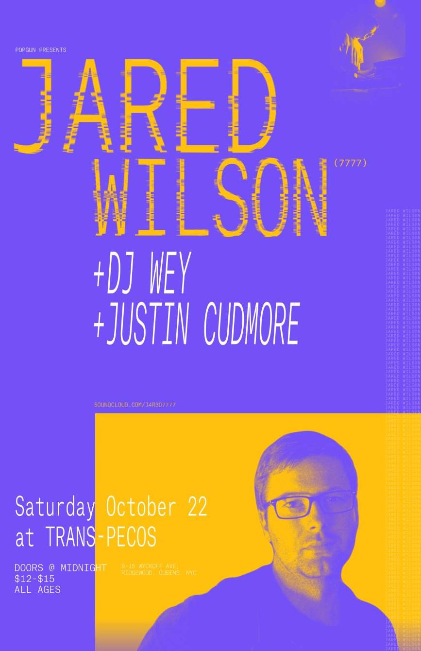 Jared Wilson, Dj Wey & Justin Cudmore - Página frontal