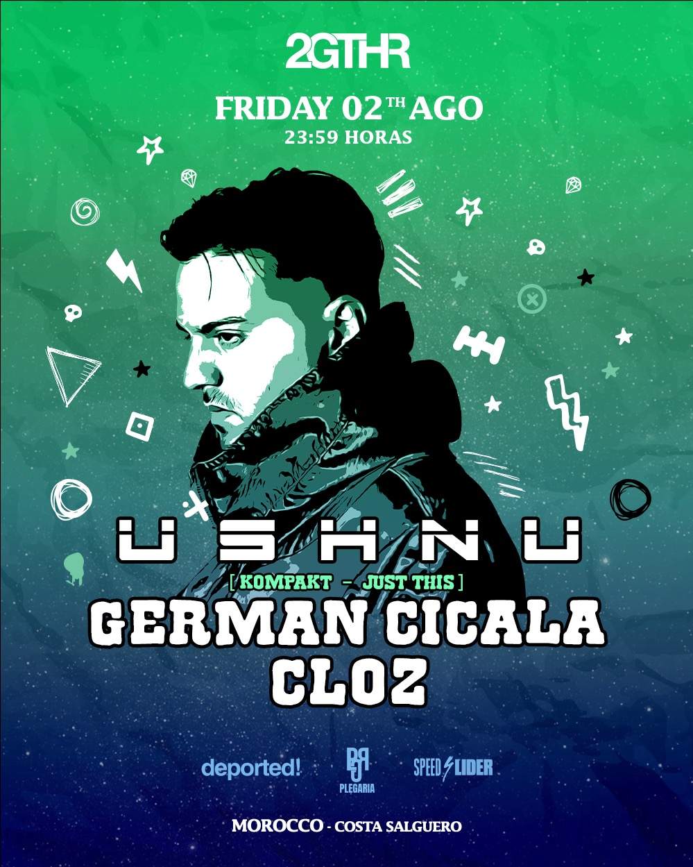 USHNU & MORE ARTISTS - by 2GTHR at TBA - Club Morocco, Costa Salguero ...