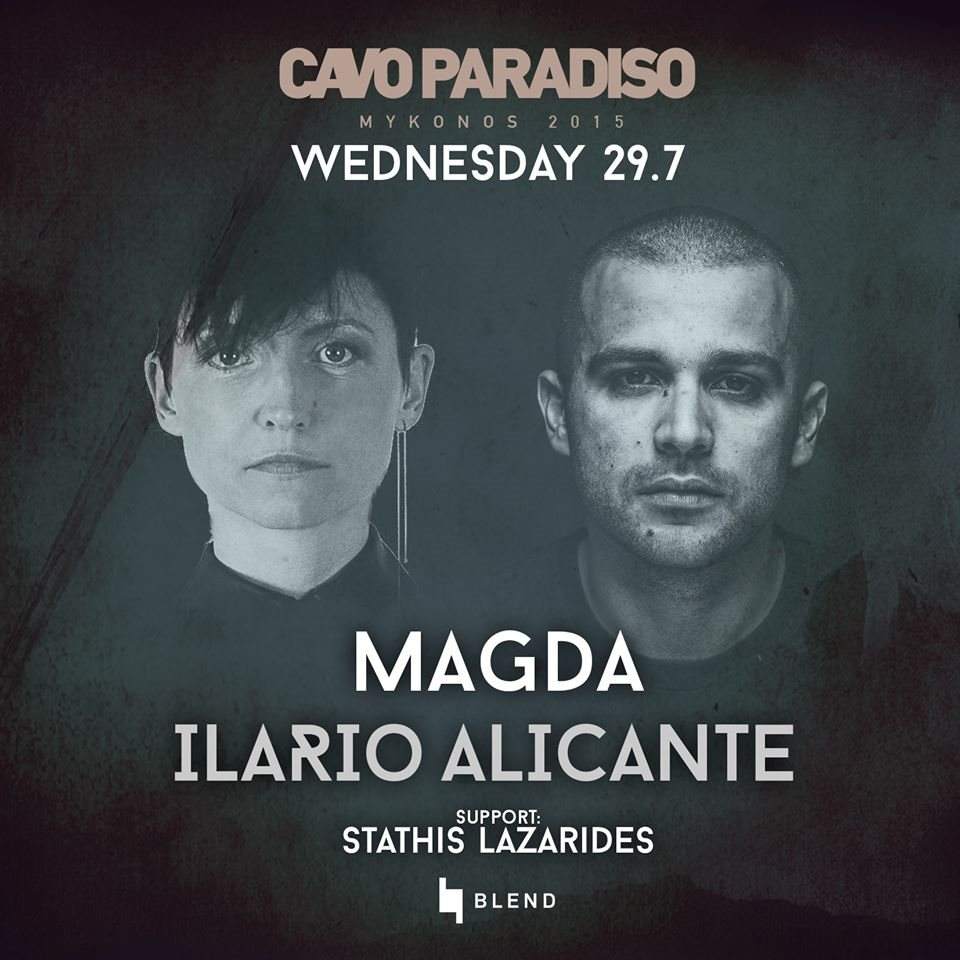 Blend presents Magda, Ilario Alicante & Stathis Lazarides - フライヤー表