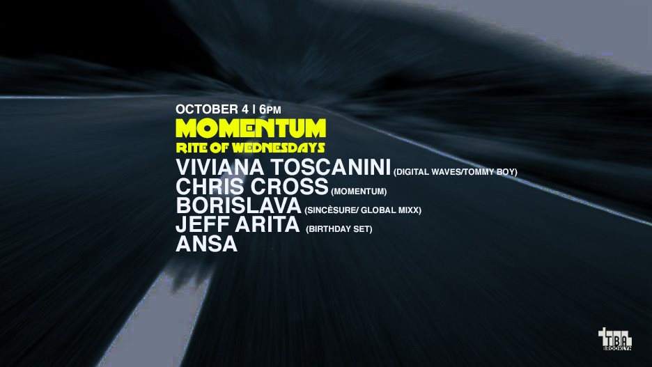 Momentum-Rite of Wednesdays with Viviana Toscanini / Chris Cross - フライヤー表