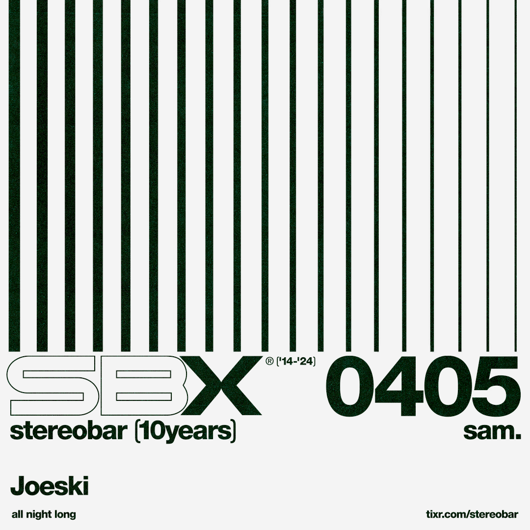 SBX: Joeski (All Night Long) - Página frontal