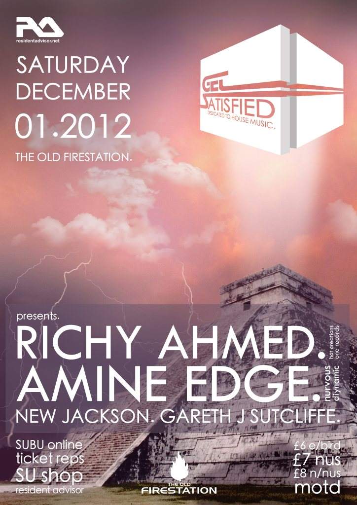Get Satisfied #4: Richy Ahmed and Amine Edge - Página frontal
