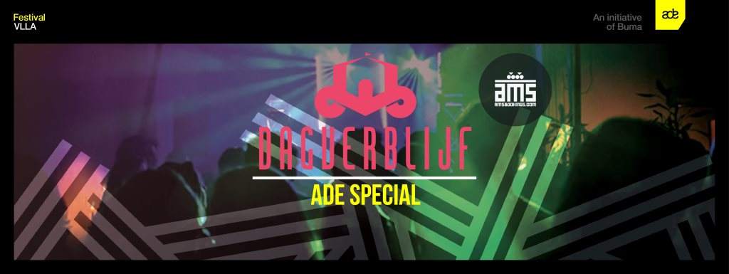 Dagverblijf x Amsterdam Bookings - ADE Special - フライヤー表