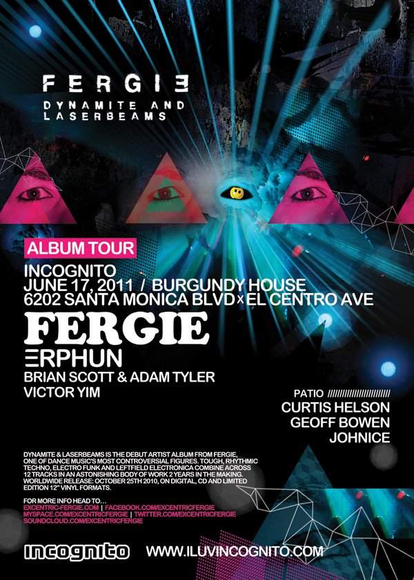 Incognito presents Dynamite & Laserbeams Album Tour featuring Fergie - Página frontal