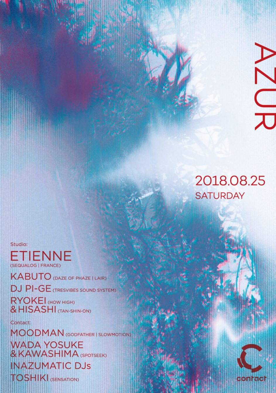 Azur Feat. Etienne - フライヤー表