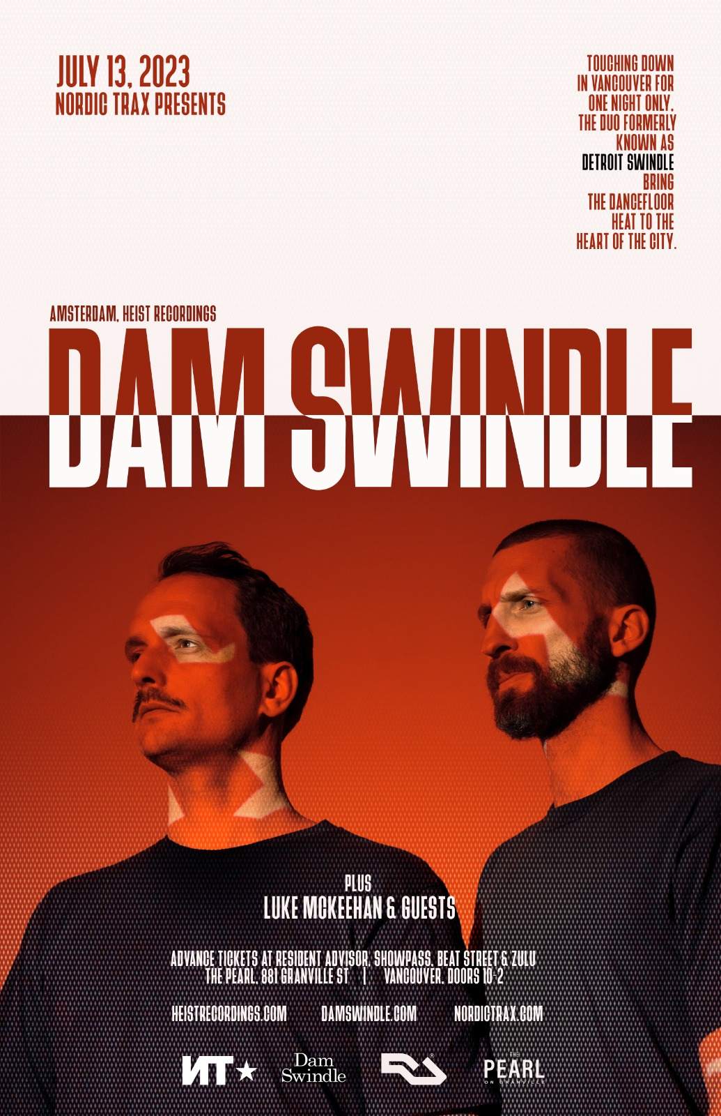 Dam Swindle [Heist Recordings, Amsterdam] - Página frontal