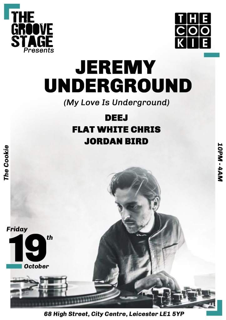 Jeremy Underground - フライヤー表