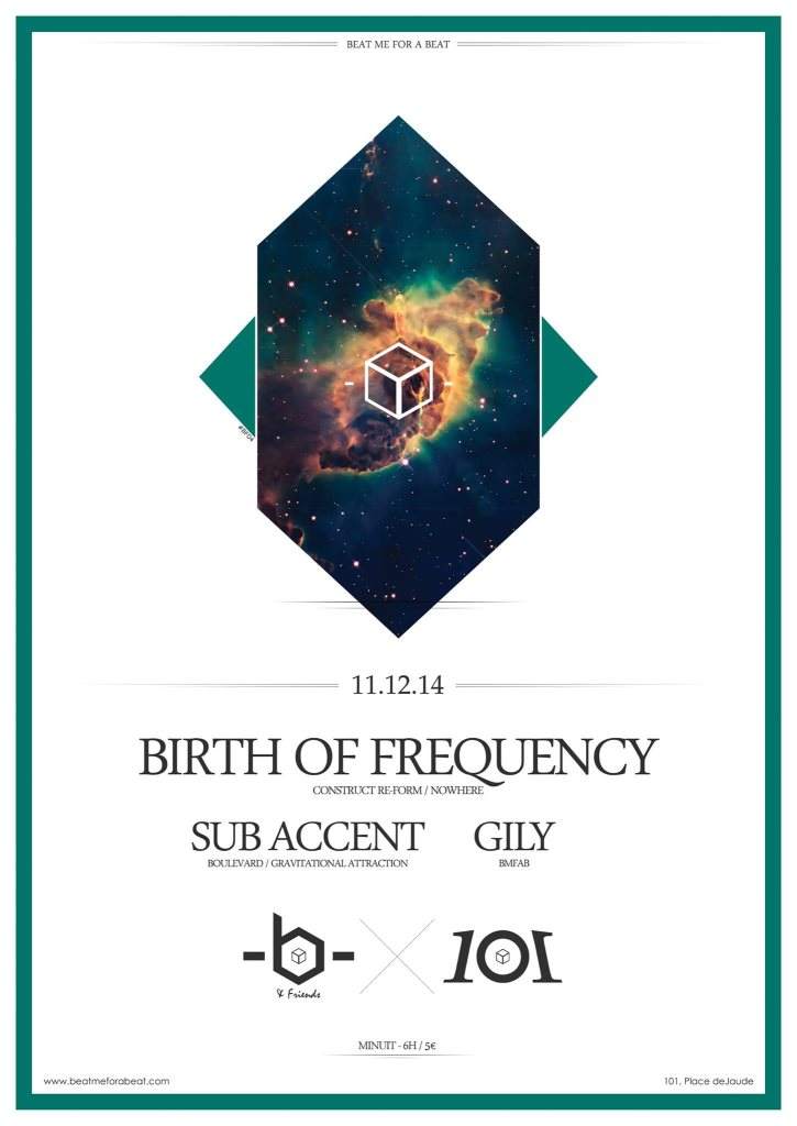 Bmfab & Friends: Birth Of Frequency, Sub Accent and Gily - Página frontal