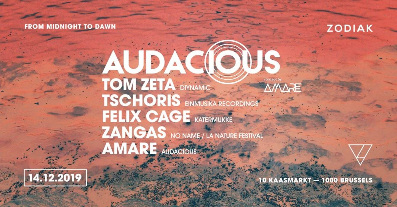 Audacious with Tom Zeta - フライヤー表