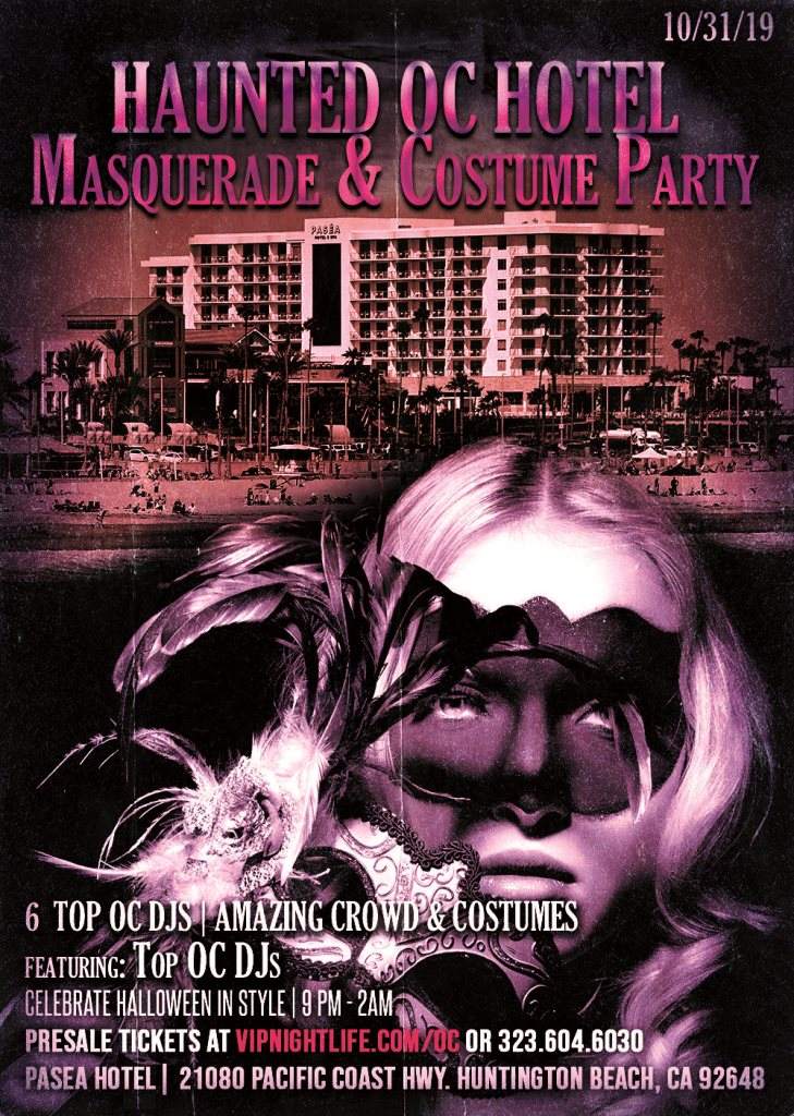 Haunted OC Hotel Halloween Costume at Pasea, Los Angeles