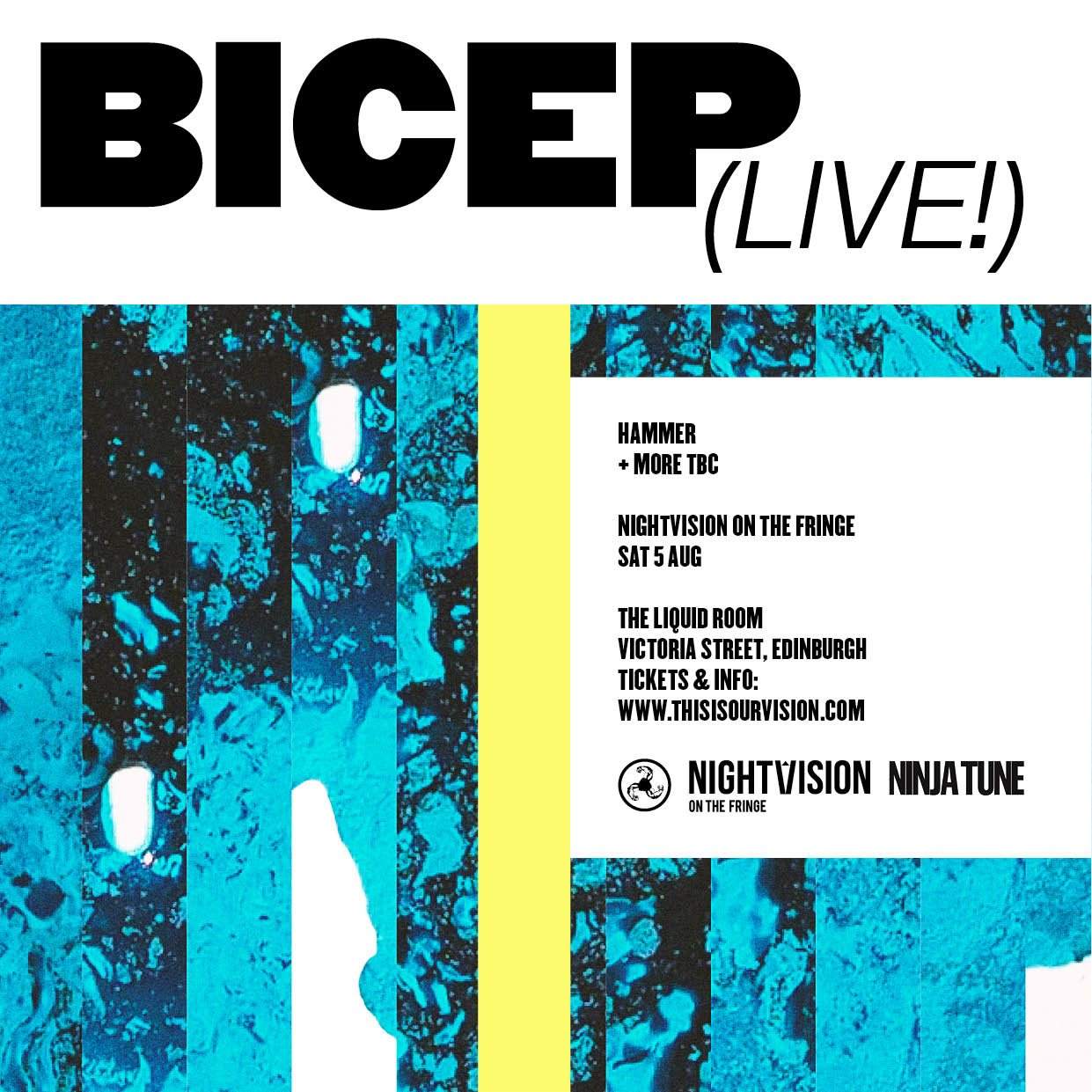 Bicep (Live), Space Dimension Controller, Hammer, Lord Of The Isles - フライヤー表