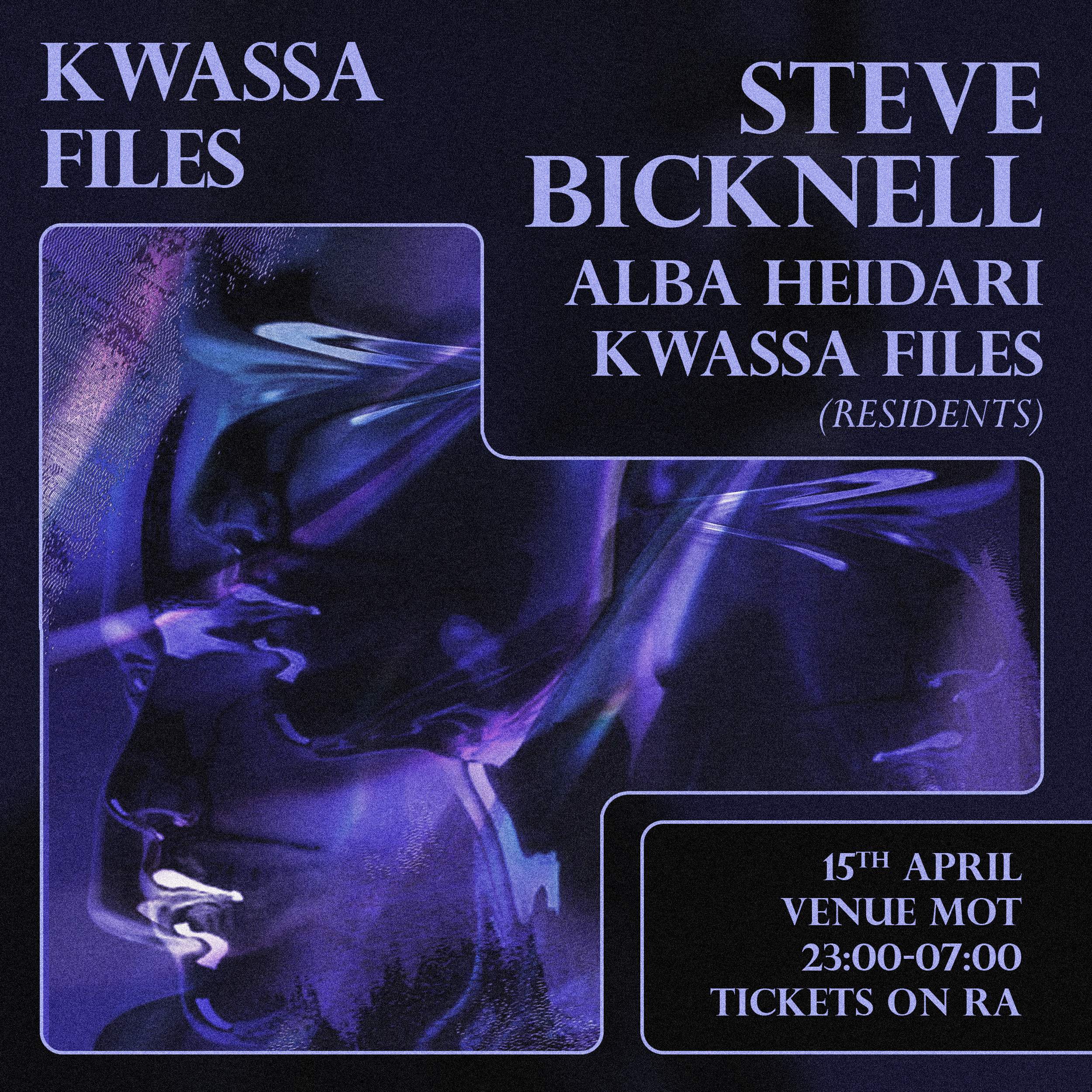 Kwassa Files: Steve Bicknell & Alba Heidari - Página frontal