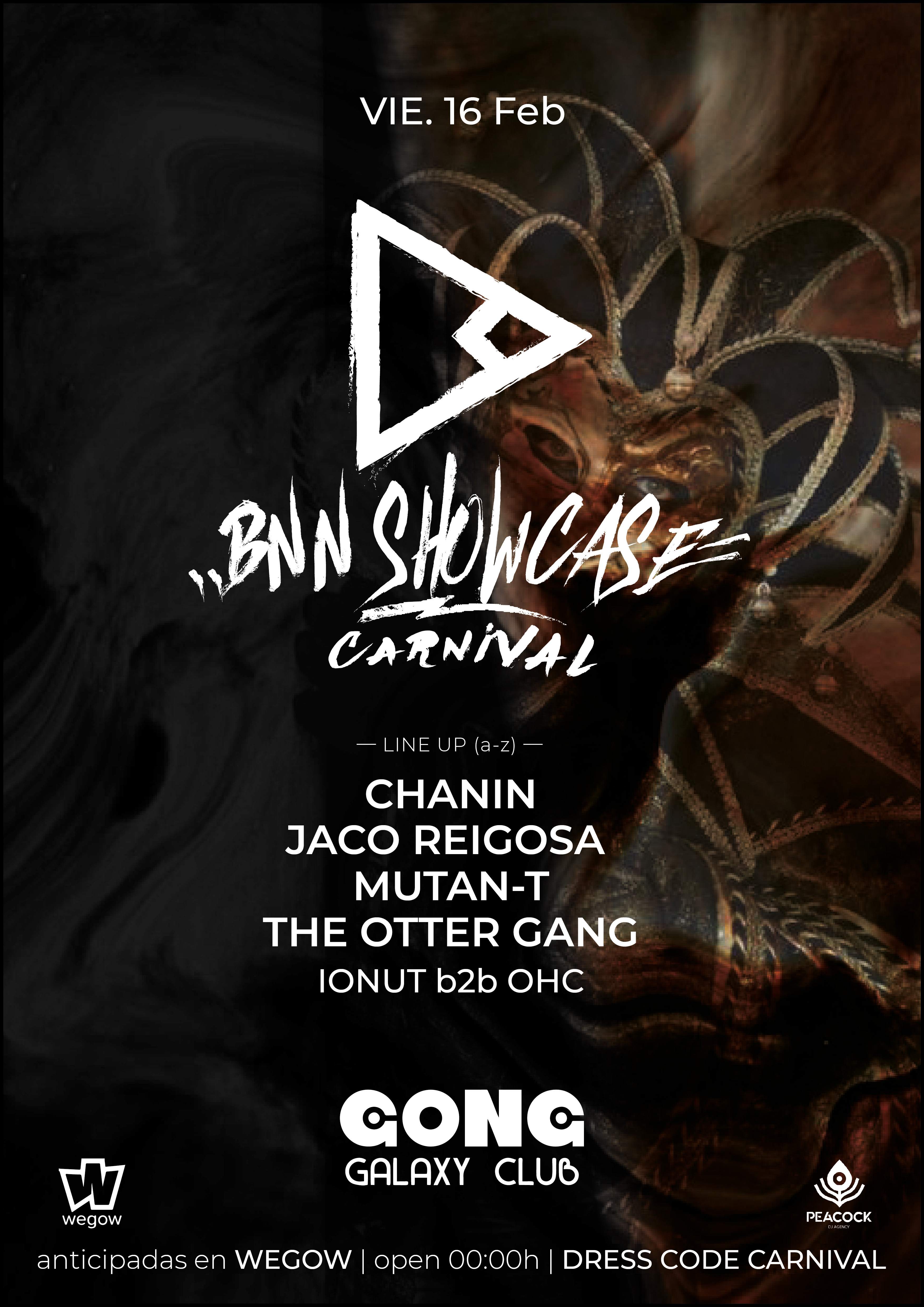 BNN Showcase Carnival - フライヤー表