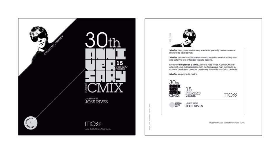 30th Anniversary Carlos Cmix - Página trasera