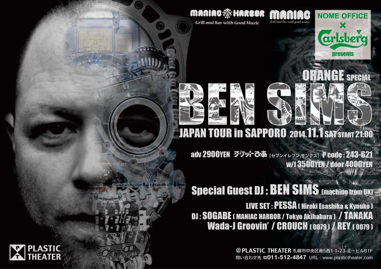 ORANGE "BEN SIMS JAPAN TOUR - Página frontal